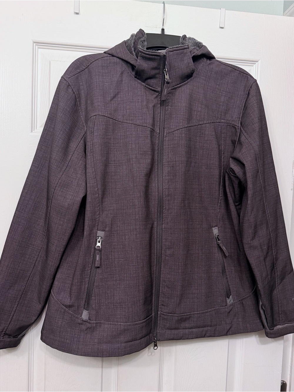 Free Country Women's Hooded Zip-Front Jacket - Gray